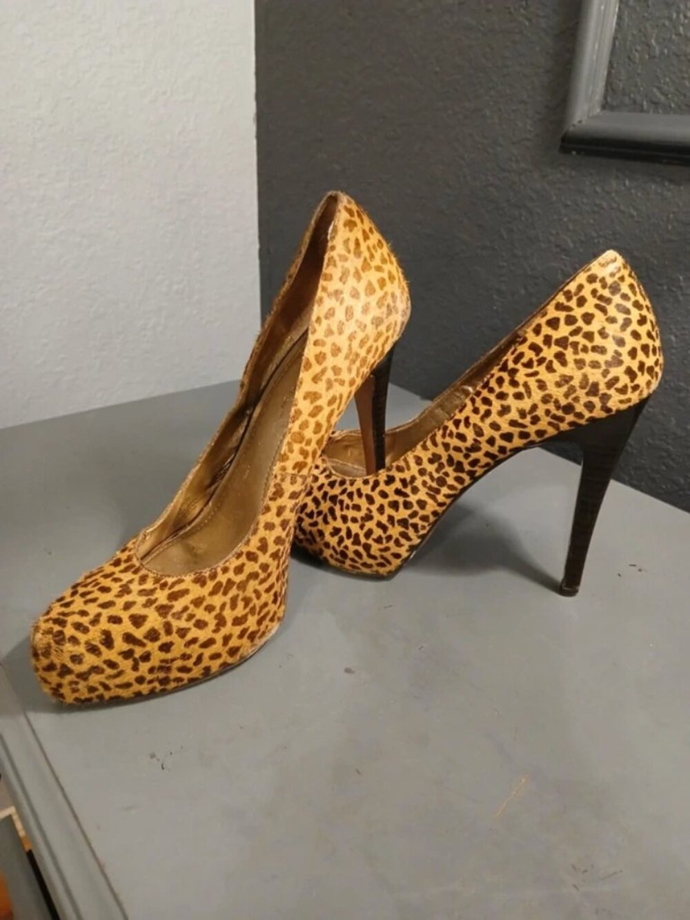 Leopard heels